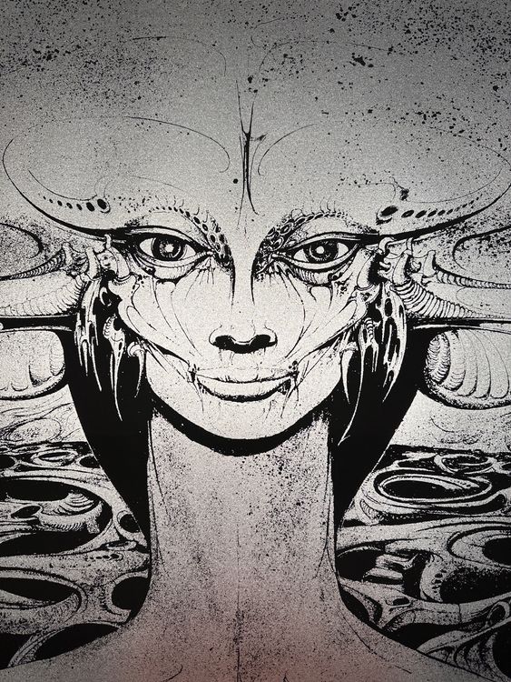 Grosse Lithographie Von H.R. Giger Playmate | Kaufen Auf Ricardo