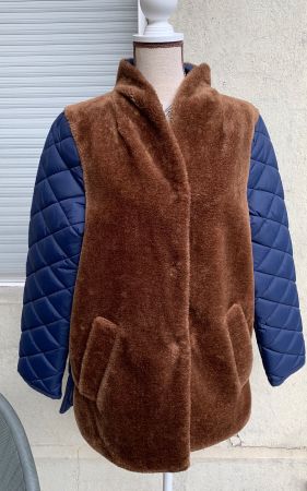 Superbe veste BAUM UND PFERDGARTEN doudoune+fausse fourrure