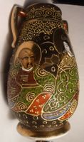 SCHÖNE JAPANISCHE HENKEL-CRACKLE VASE--12 x 7 CM-UNIKAT