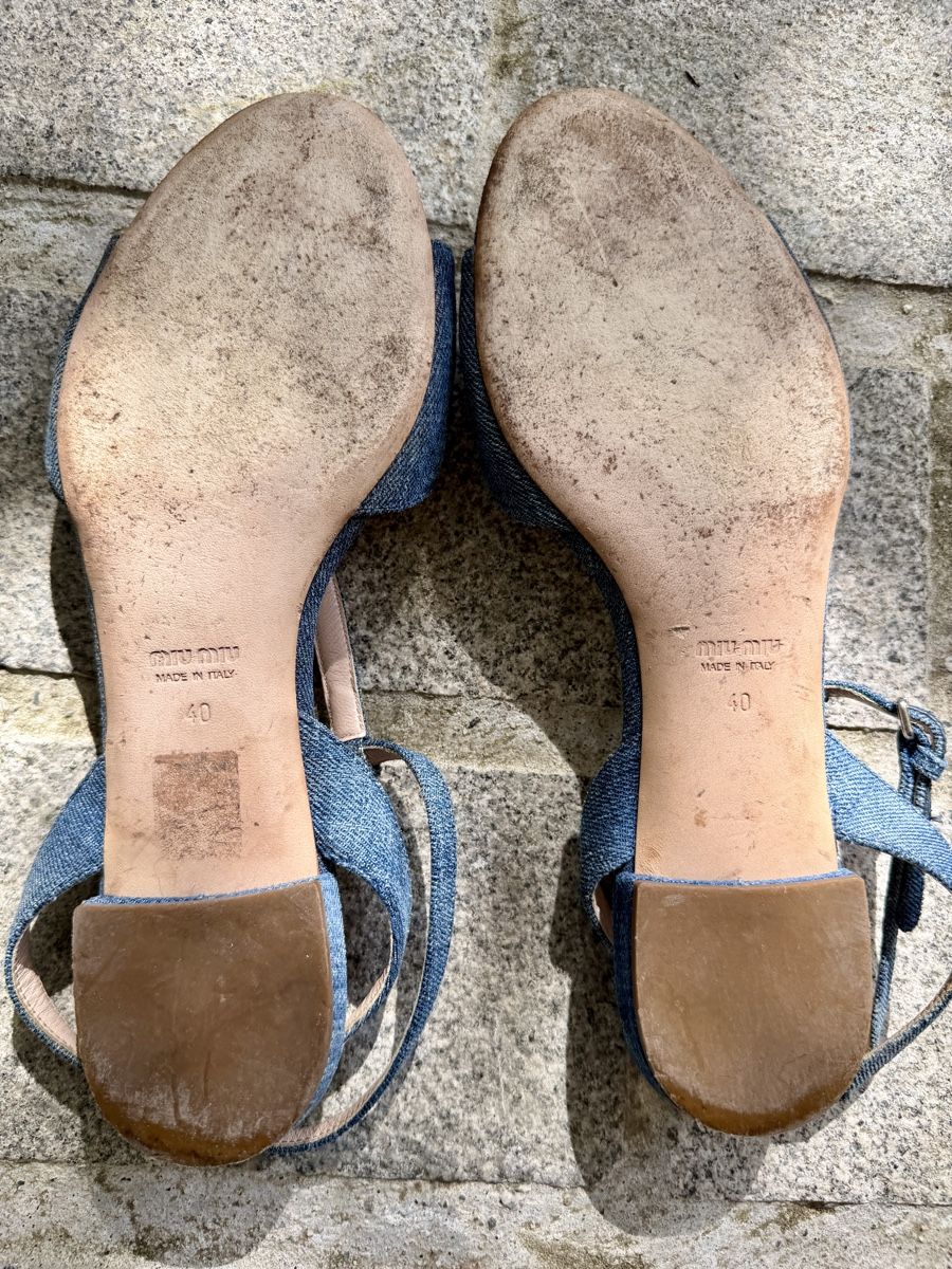 Miu Miu Scarpe da donna: Miu Miu Jeans-Sandalen, Grösse 40  – Usato da Herrliberg venduto da jan_lp69 3