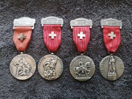EKSV Wettschiessen Abzeichen 1957–1960 mit Band