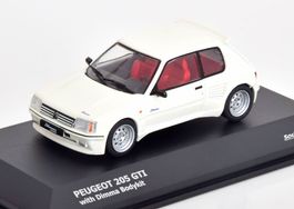 Peugeot 205 GTI Dimma 1988 weiss met.      1:43 von Solido