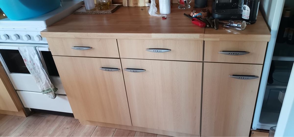Gebrauchte Küchenmöbel, helle Holzoptik, viel Stauraum! (Gebraucht) in Kriens für CHF 70 – nur Abholung auf Ricardo kaufen