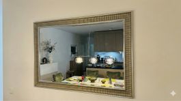 Elegant IKEA SONGE mirror With Ornate Silver Frame
