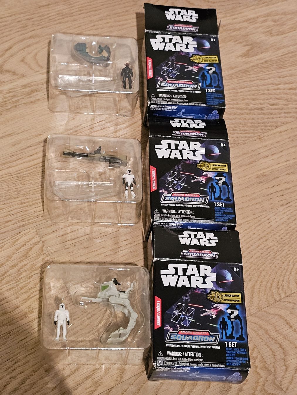Star Wars Spielzeuge: 6 verschiedene Star Wars Micro Galaxy Squadron Sets – Neu und originalverpackt aus Klingnau von Eibermend1