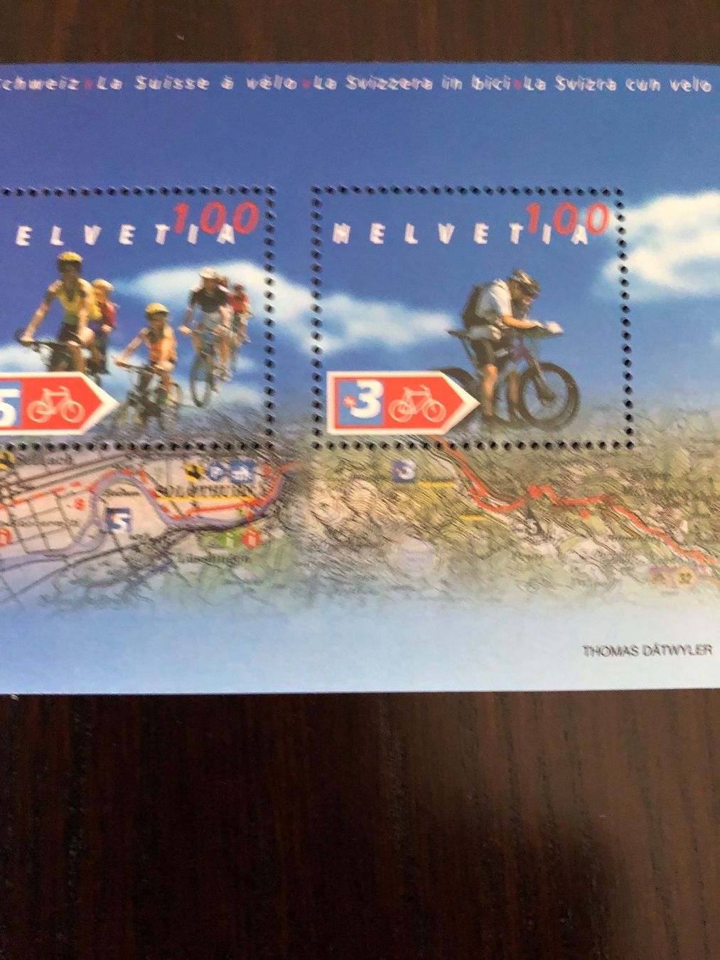 Tutti i francobolli: 2004 Sonderblock "Veloland Schweiz" – Usato da Horw venduto da Luki49 1