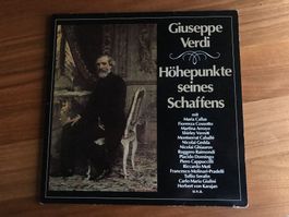 2 Schallplatten GIUSEPPE VERDI 1981 EL 16875 ML EX LIBRIS