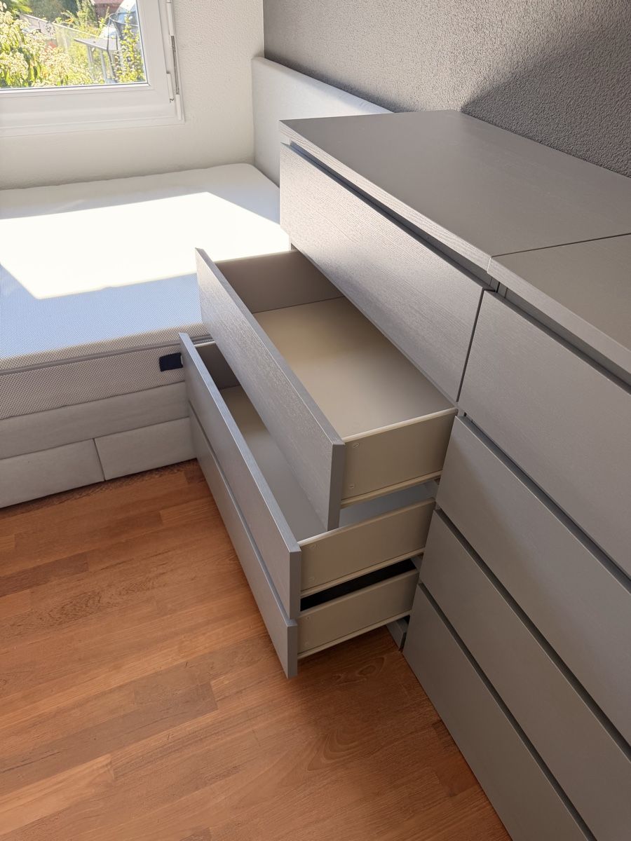 Kommoden: IKEA MALM Kommode 4 Schubladen – Gebraucht aus Au ZH von bed_d2k2 4