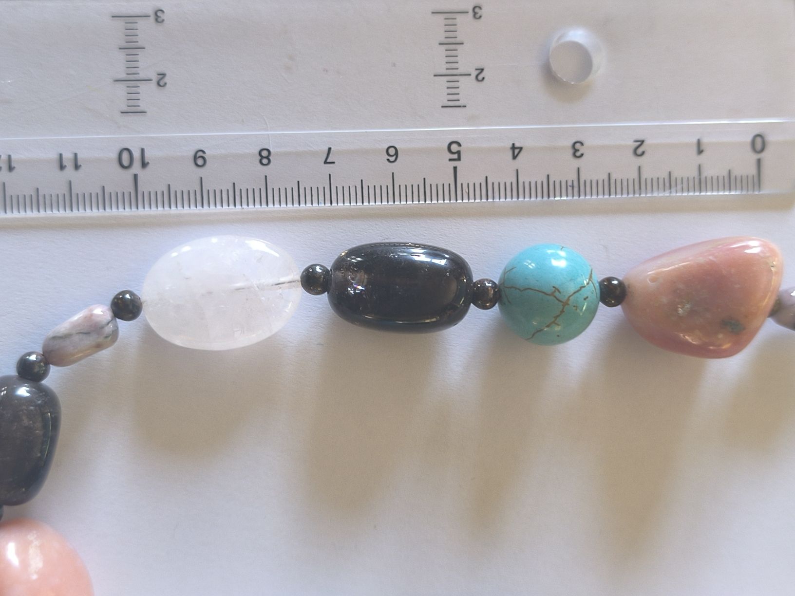 Catenine: Tolle Steinkette mit Andenopal etc – Nuovo (secondo la descrizione) da Schaffhausen venduto da gab_v5qf 2