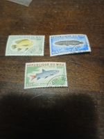 Lot de 3 timbres du Mali, poissons tropicaux 🐟🐠 rares!