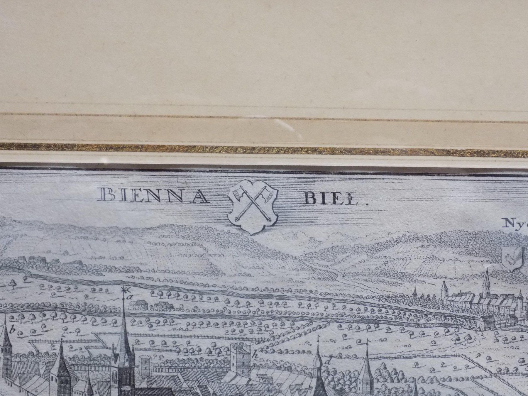 Incisioni: Bienne Biel alt gerahmt – Usato da Risch venduto da Rischli15 2