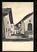 AK Pontresina, Strasse im Ort