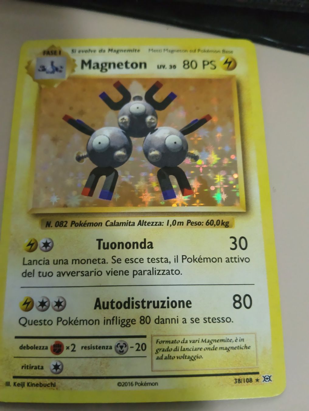 Pokémon Cartes à collectionner: pokemon Magneton 38/108 Holo – D'occasion à Sigirino par acquila16