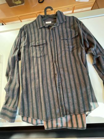 Carpasus Herren Hemd XL, Gestreift, Top Zustand! Bio Cotton