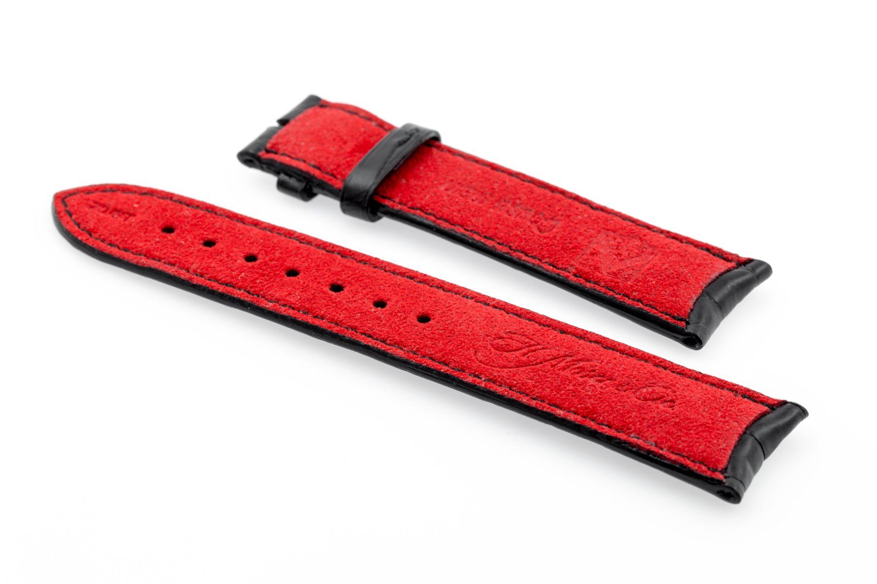 Bracciali & Braccialetti: H.Moser & Cie. Black leather strap 20mm NEW – Nuovo (secondo la descrizione) da Epalinges venduto da bracelet123 1