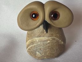 Eule Figur Naturstein Handgemacht wunder schön sie Foto