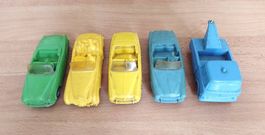 Lot de 5 voitures vintage GALANITE Sweden années 1970