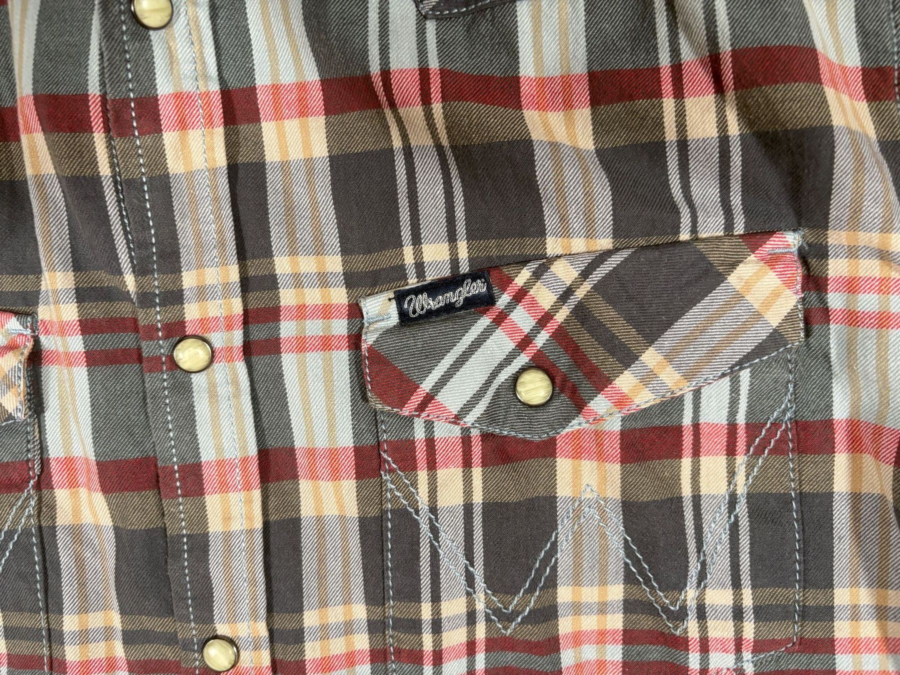 Hemden: Wrangler Hemd Holzfäller Stil - Pearl Snap – Gebraucht aus Elgg von Jo_Naj 2