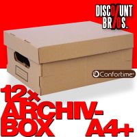NEU █ 12× Mehrzweckboxen ARCHIV-BOX A4+