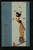 Raphael Kirchner: Mikado, Jugendstil, Ba