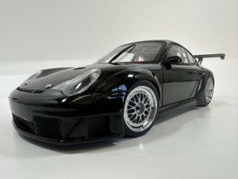Porsche 911 (996) GT3 RSR 1:18 Plain Body, schwarz, AUTOART