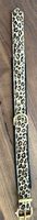 Hundehalsband Leopard Leder