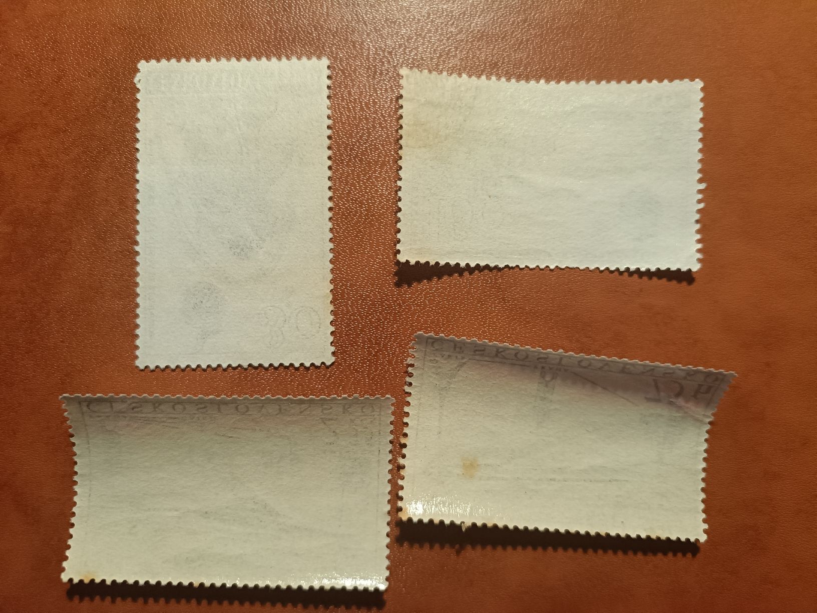 Tutti i francobolli: Alte Briefmarken, Tschechoslowakei, 4er Set, – Usato da Sargans venduto da Polifemo58 3