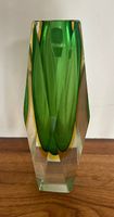 Mid-century GREEN VASE BY FLAVIO POLI IN MURANO GLASS