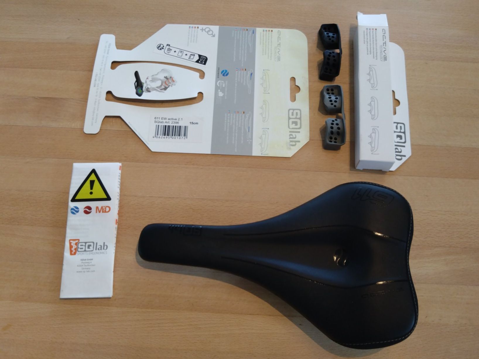 Pezzi di ricambio: SQlab 611 Ergowave active 2.1 15cm Mountainbike Sattel – Usato da Chur venduto da martcav 3
