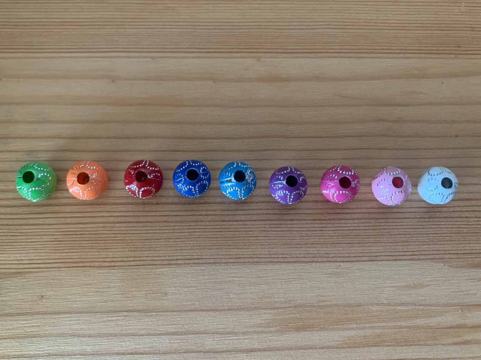 Perle (finte): Bastel-Perlen Blume (hellgrün) – Nuovo e nell'imballaggio originale da Grenchen venduto da SweetiesCH 3
