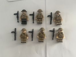 Lego Custom ww2 Britischer Soldatentrupp