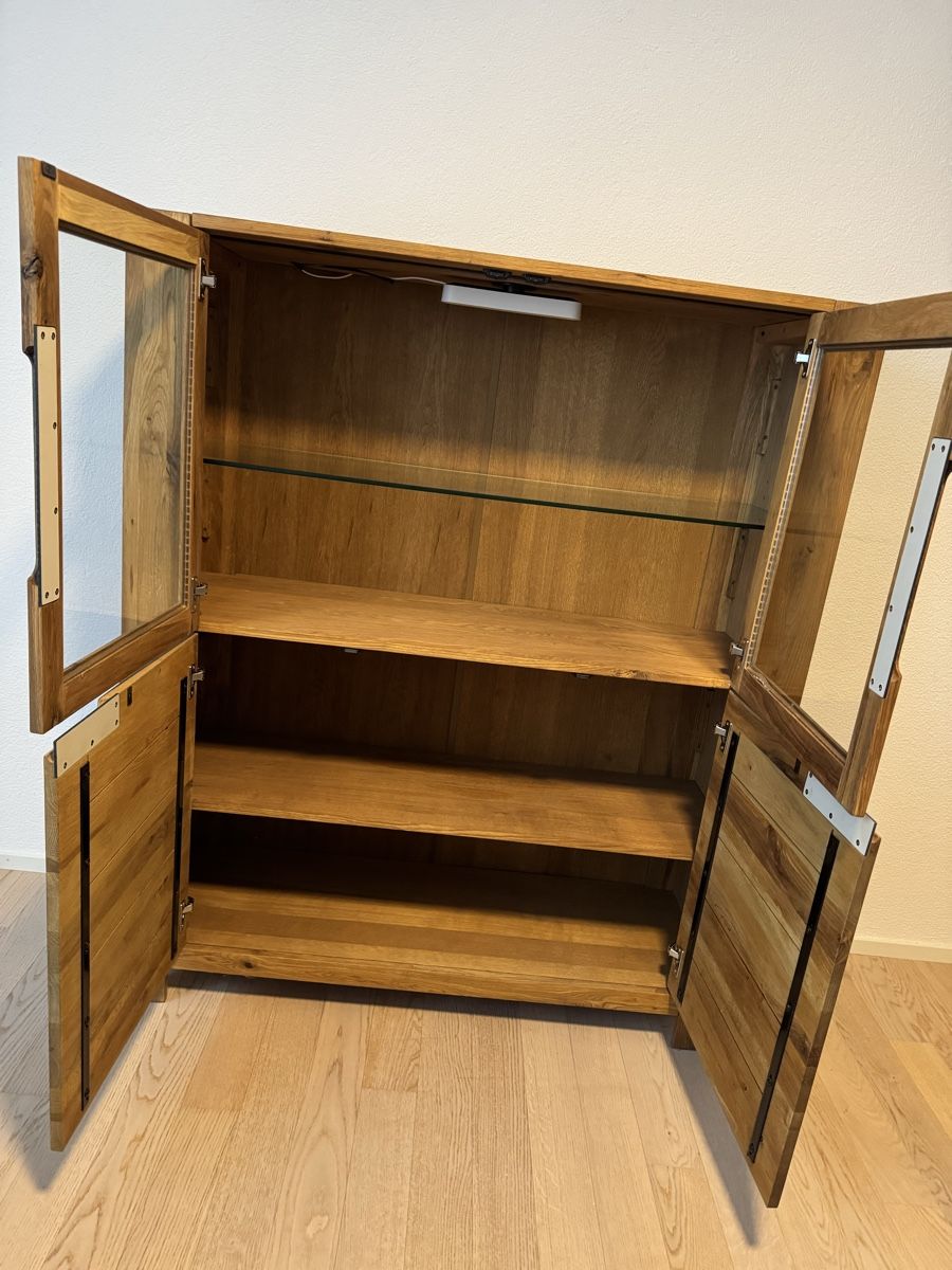 Vetrine: Vitrine aus Eiche Massivholz – Usato da Dottikon venduto da lyn_f2gb 3