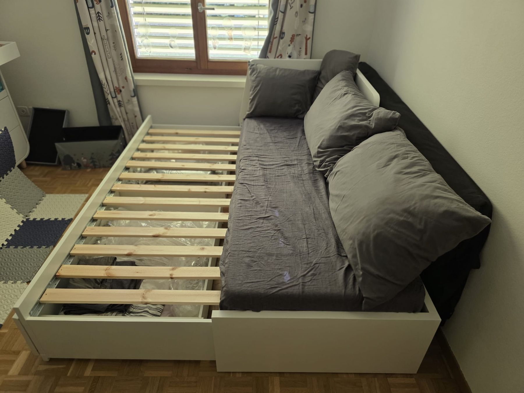 Ikea Letti: Ikea day bed Flekke with 2 mattresses – Nuovo (secondo la descrizione) da Dietikon venduto da sar_vsq9 5