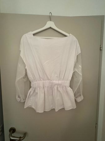 Nocturne Top white size 36 cotton blend excellent condition