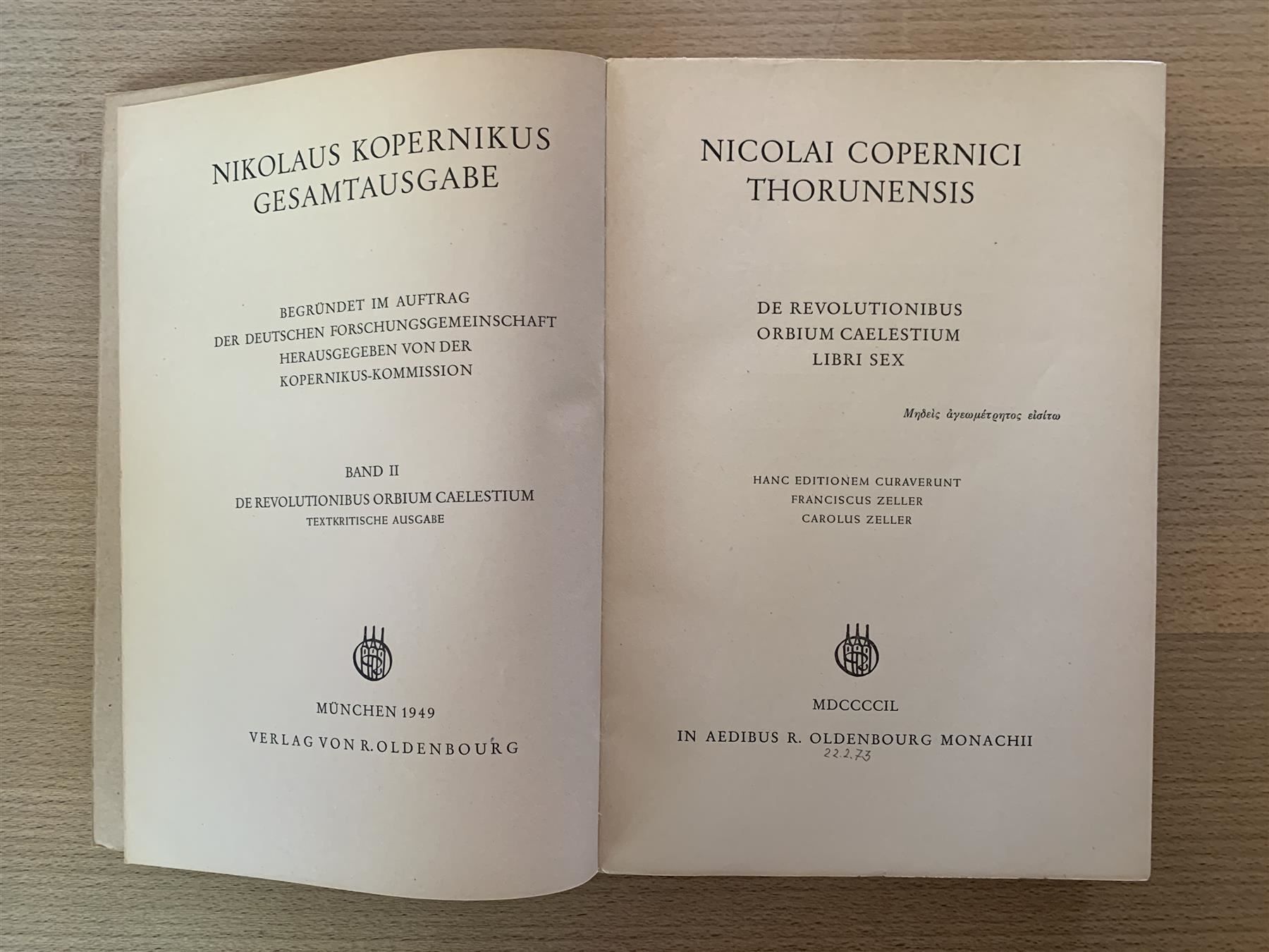 Libri: Nikolaus Kopernikus - Gesamtausgabe – Usato da Himmelried venduto da rasmus67 6