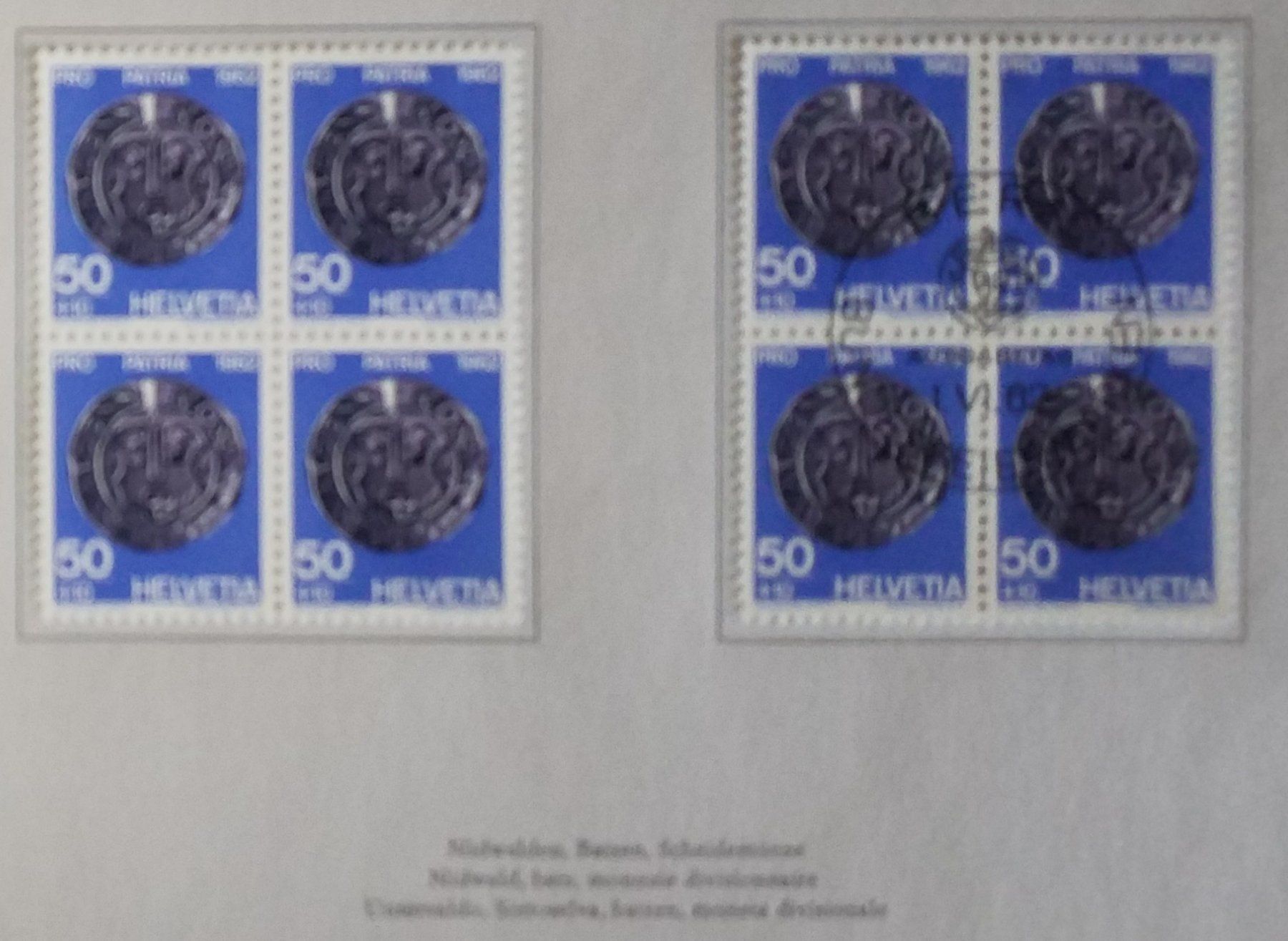 Alle Briefmarken: 1962, Geschenkheft Pro Patria ET, im 4-Block 45.-++ – Neu (gemäss Beschreibung) aus Baden von Eggi