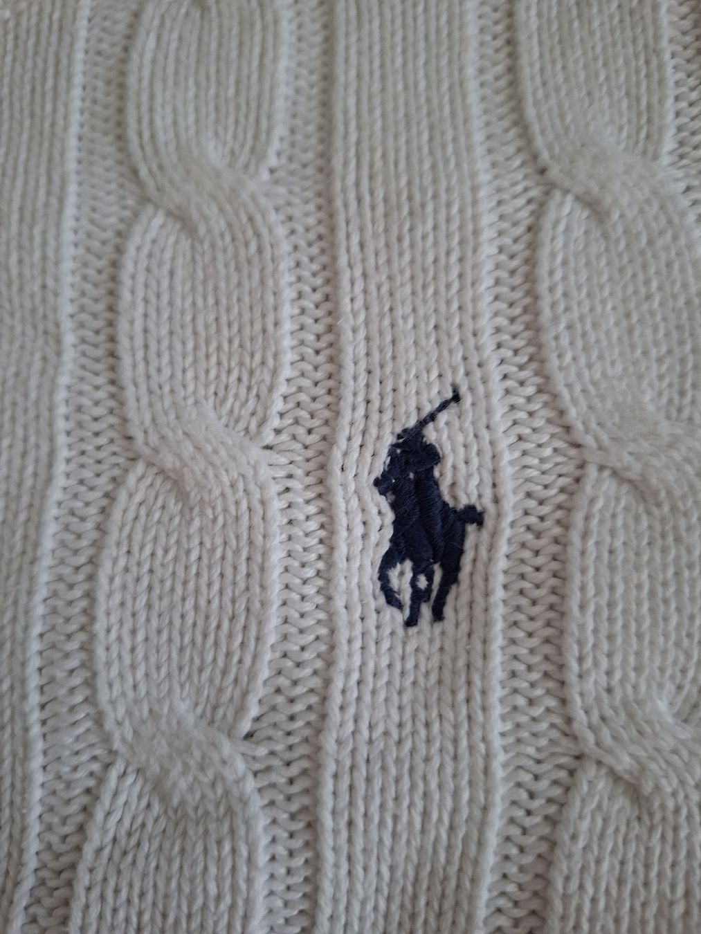 Ralph Lauren Magliette Polo: Pull Polo Ralph Lauren coton blanc taille M – Usato da Renens VD venduto da ser_j2fn 5