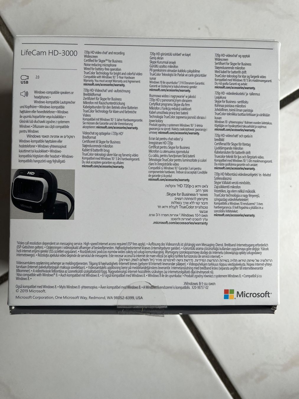 Microsoft Webcams: Webcam Microsoft LifeCam HD-3000 – Gebraucht aus Montalchez von Azurea79 3