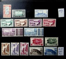 ST PIERRE-ET-MIQUELON TIMBRES NEUFS** 1931-1947 /JU91