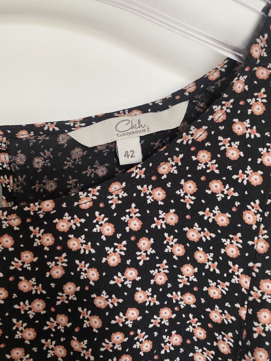 C&A Vestiti: Kleid Blumenmuster Gr. 42 Clockhouse – Usato da Muensingen venduto da drleevsy 4