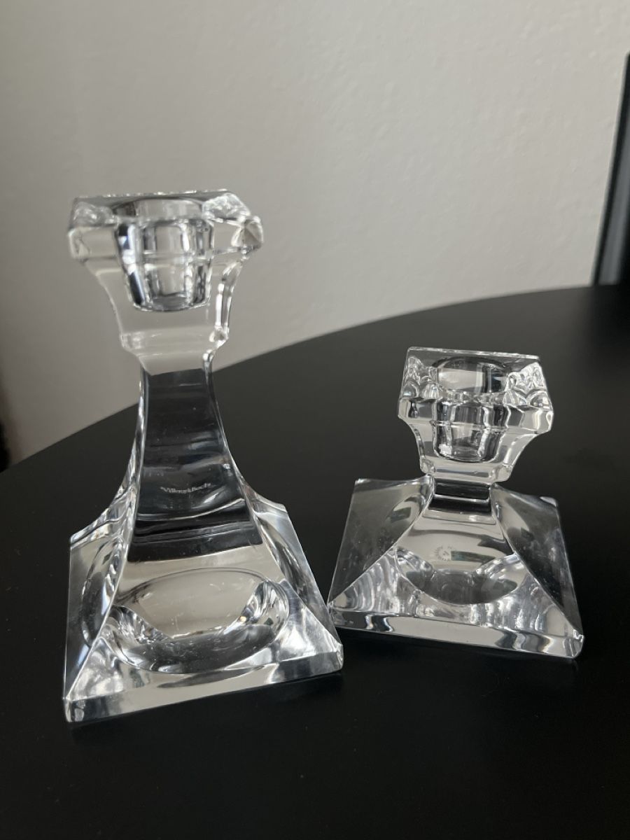 Bougeoirs: Elegante Kristall-Kerzenständer – 2er-Set – D'occasion à Zürich par Nowstalgia 1