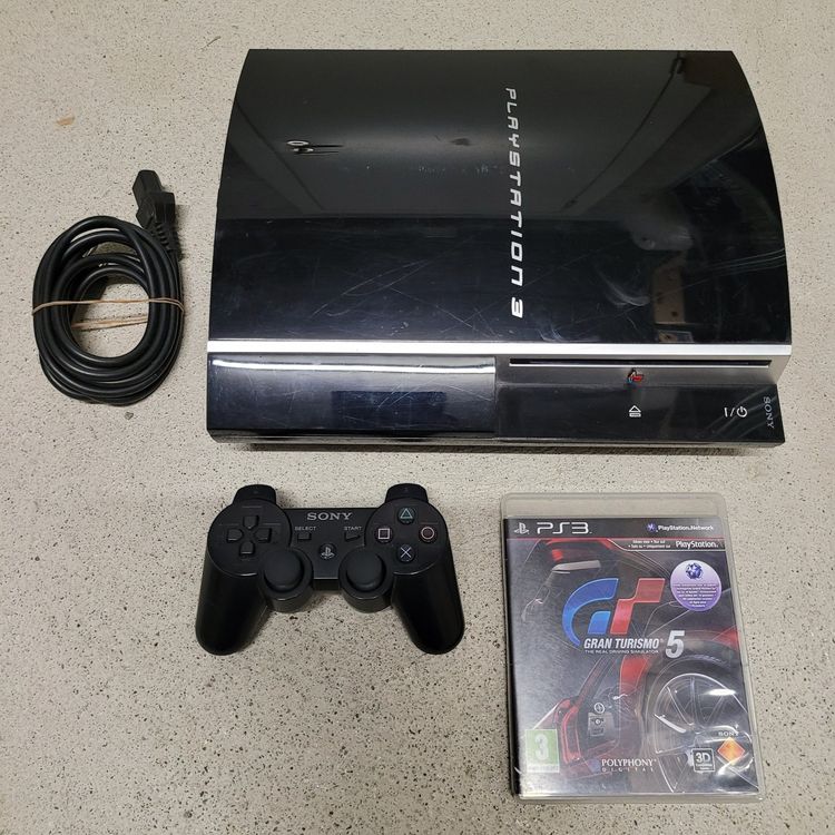PS3 Konsole 80GB + 1 Game + 1 Controller 6H Kaufen auf Ricardo