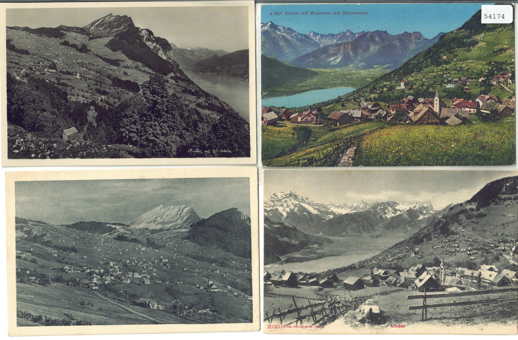 Cartes postales: 4 AK - Amden – D'occasion à Ettingen par Kartenplanet