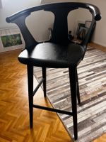 Barhocker Holz schwarz Design Sitzmöbel gebraucht Zustand