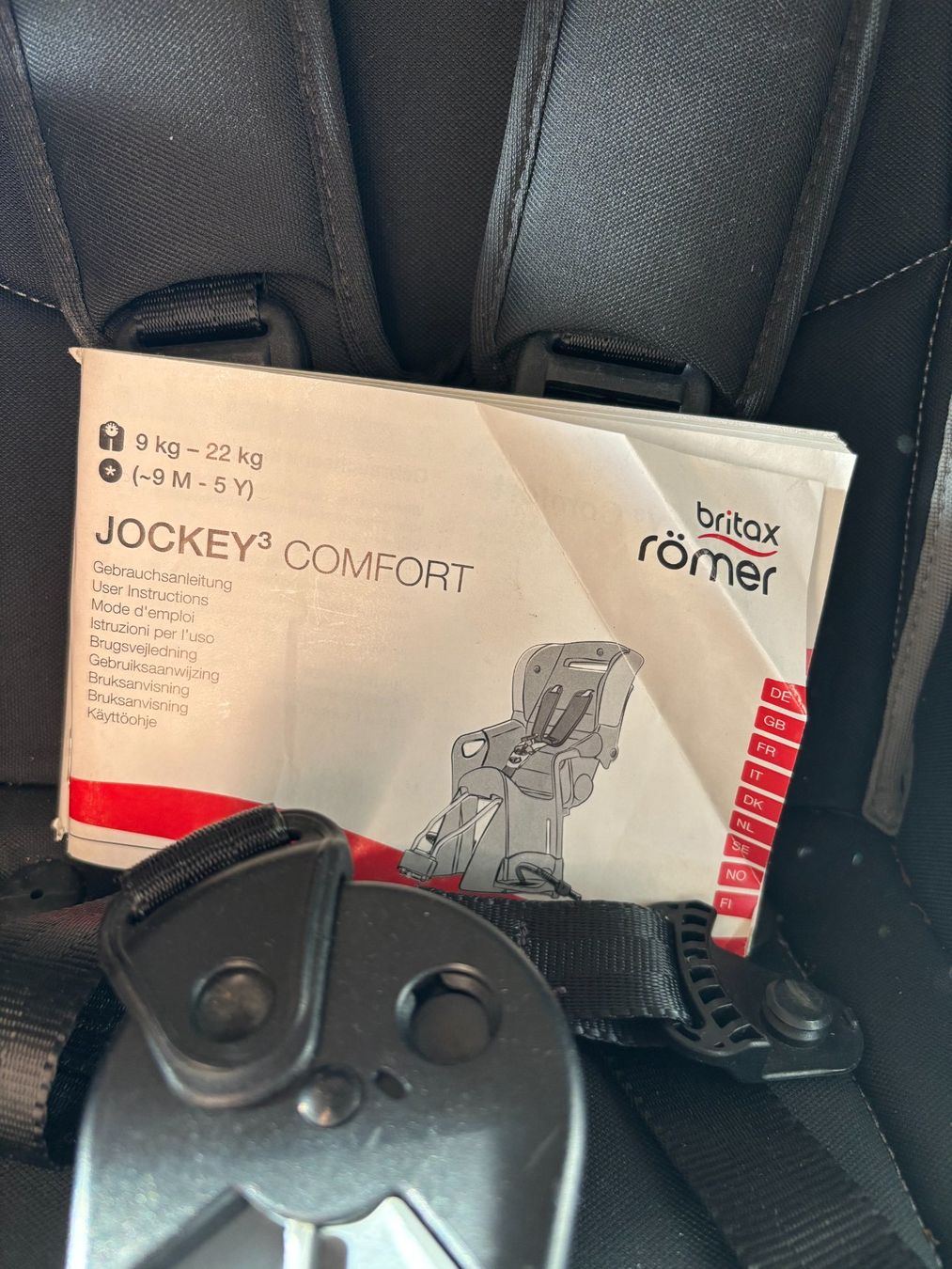 Britax Römer Seggiolini per auto: Kinderfahrradsitz Jockey3 Comfort – Usato da Stäfa venduto da DLPT_16 1