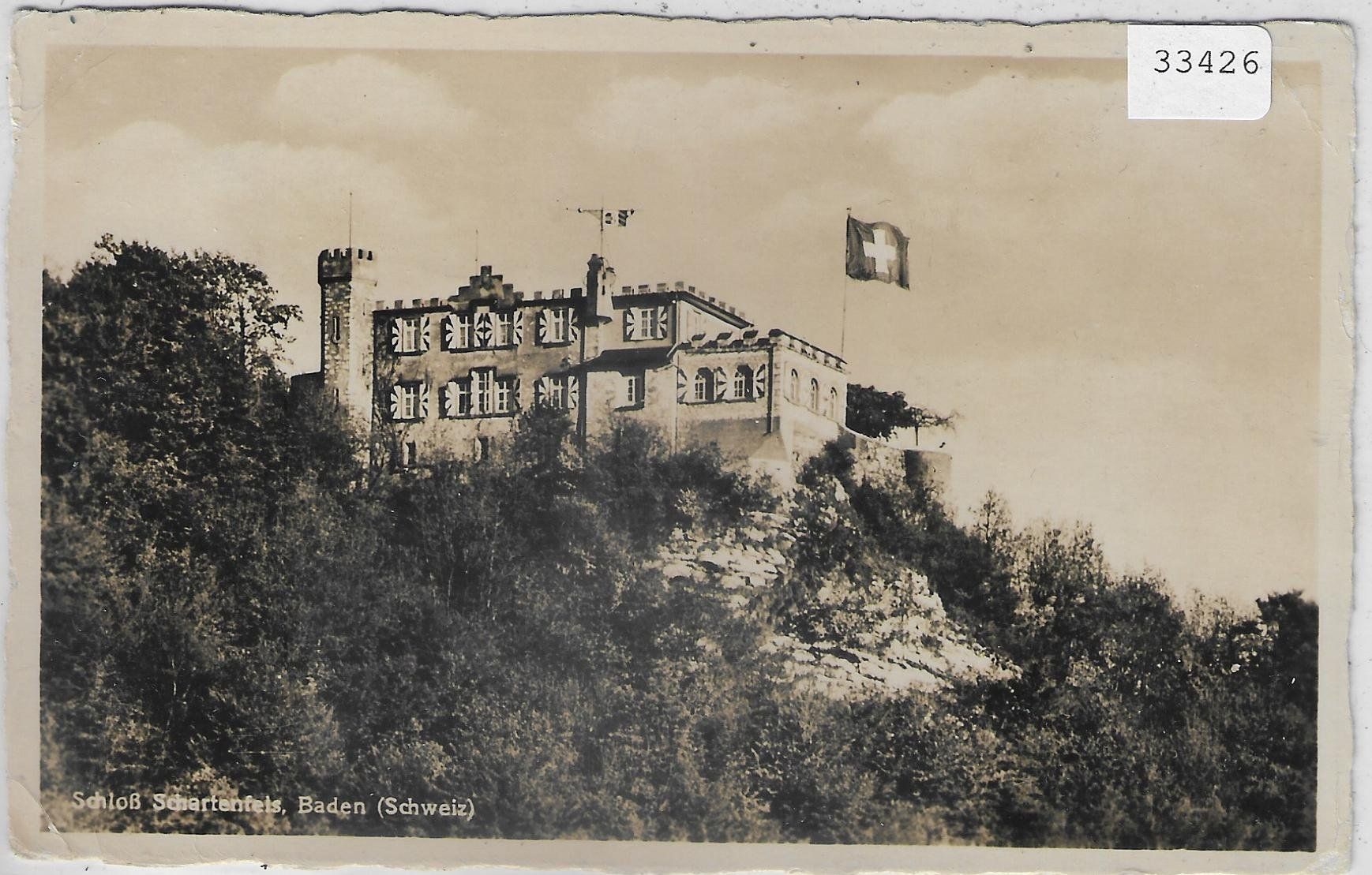 Ansichtskarten: Schloss Schartenfeld - Baden – Gebraucht aus Ettingen von Kartenplanet