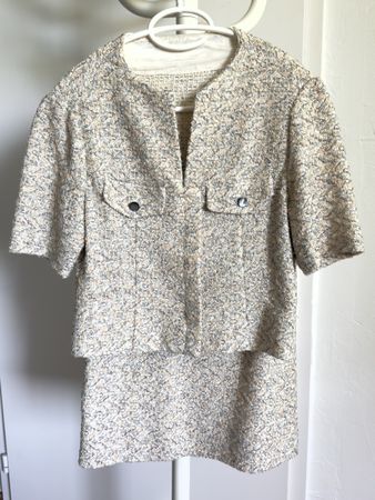Vintage Deux-Pièces, massgeschneidert, Gr. 34
