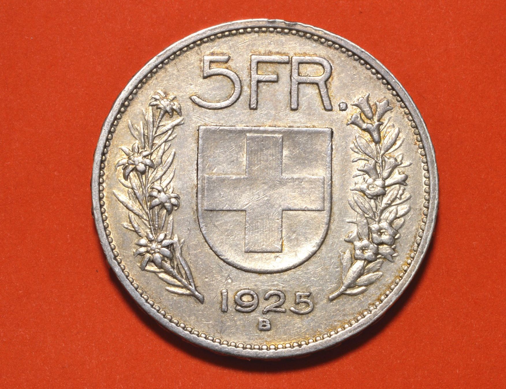 Tutti le monete: 5 Franken 1925 – Usato da Oberglatt ZH venduto da ZH111