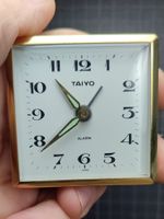 Wunderschöner alter Wecker Nr74 TAIYO Alarms