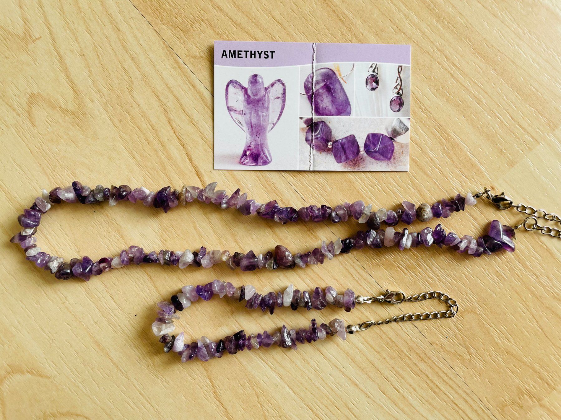 Catenine: Amethyst Kette & Armband – Usato da Neuenkirch venduto da Witch55
